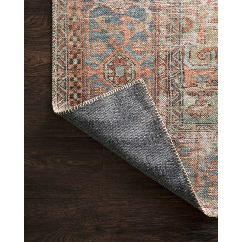 Joss & Main Skye Oriental Terracotta Area Rug & Reviews